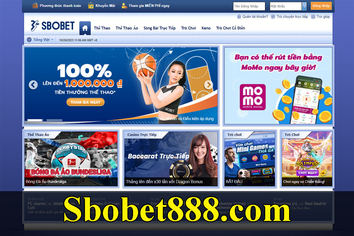 Link Sbobet.com máy tính