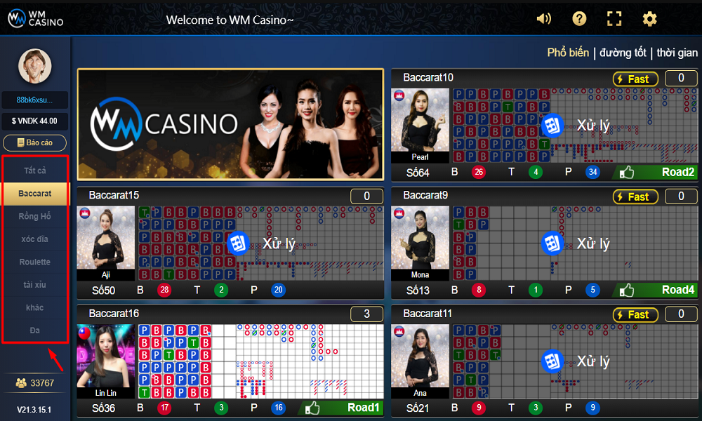 Giới thiệu thương hiệu cá cược online WM casino